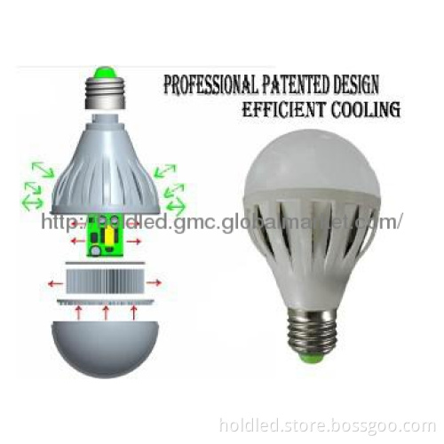 8W LED bulb 810lm PC casing
